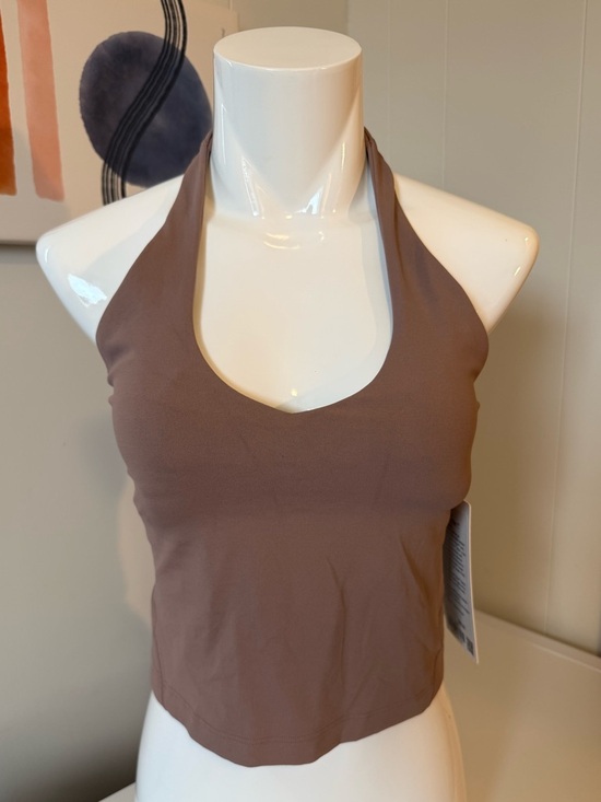 lululemon athletica Tops - Lululemon Align Halter Tank Twilight Rose Brown Size 8